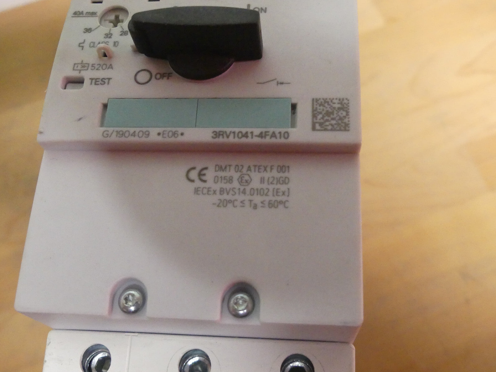 SIEMENS SIRIUS 3RV1041-4FA10 neue onhe verpankung