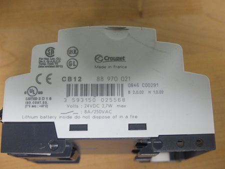 crouzet millenium 3 cb12 r 88970021 24 v/dc
