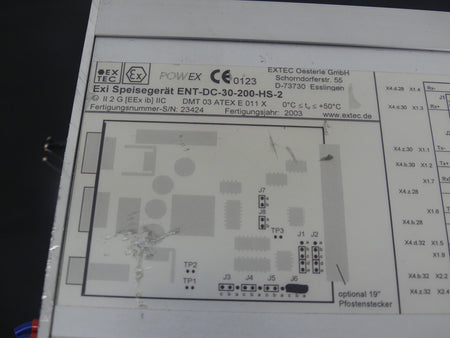 EXTEC exi speisegerät ENT-DC-30-200-HS-2 used s.Bilder