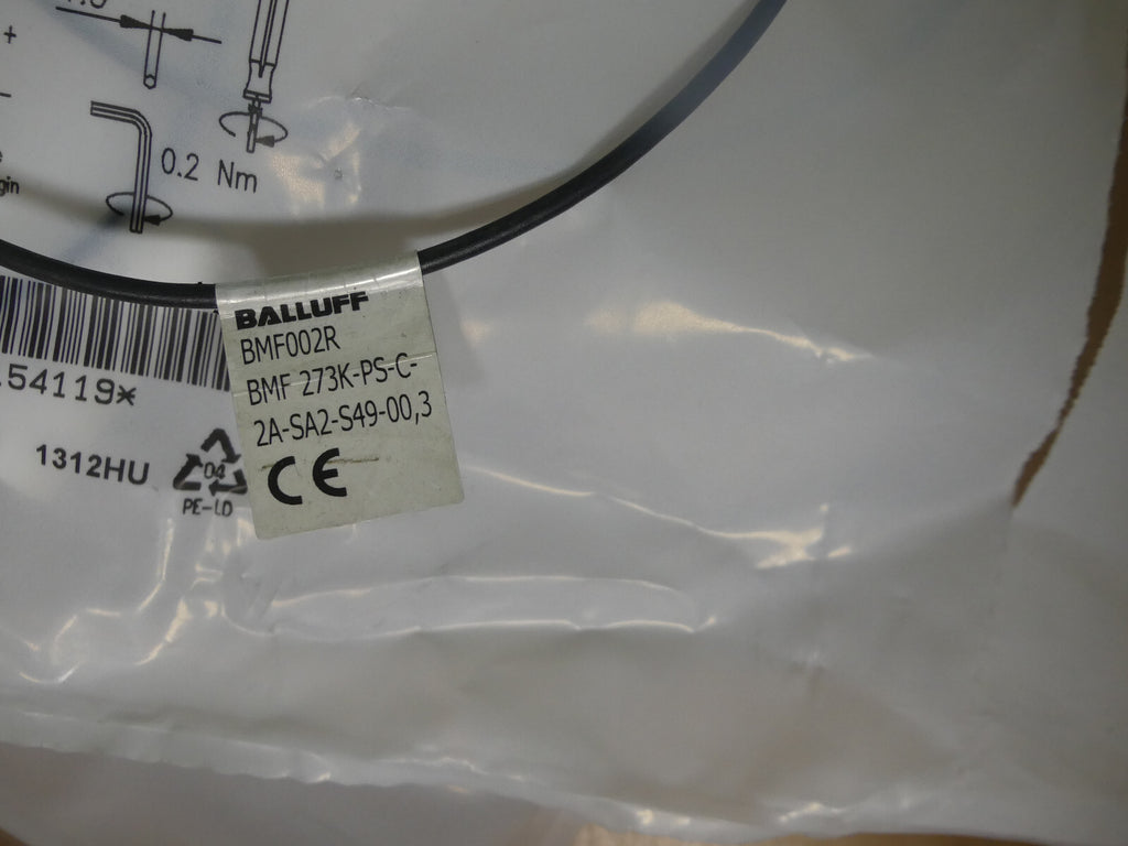 4x  BALLUFF BMF002R    BMF 273K-PS-C-2A-SA2-S49-00,3