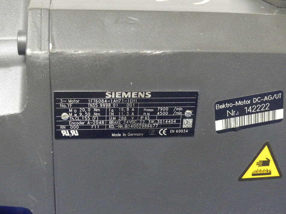 SIEMENS 1FT6084-1AH71-1EH1