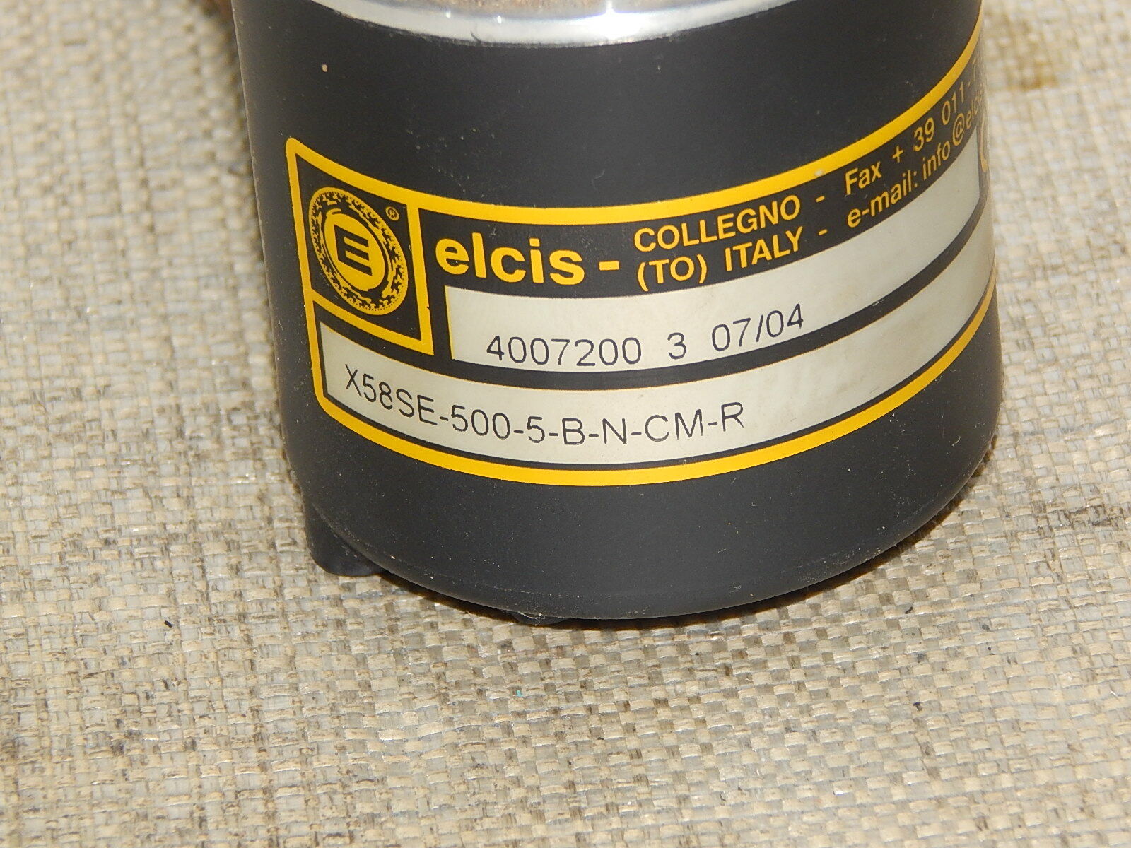 Elcis Drehgeber  Encoder Modell X58SE-500-5-B-N-CM-R Used