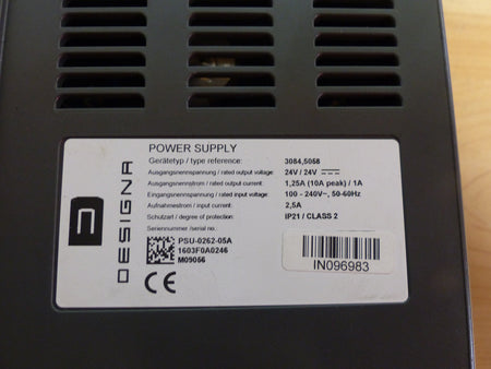 DESIGNA POWER SUPPLY 3084,5058