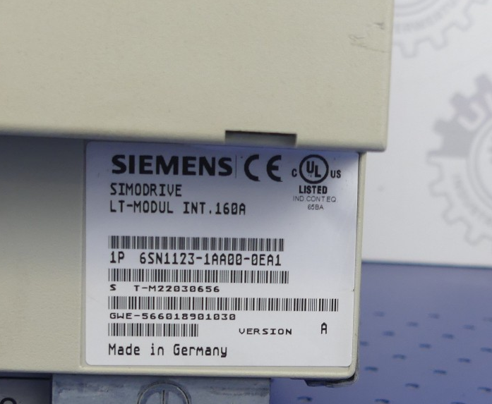 SIEMENS 6SN1123-1AA00-0EA1 LT Modul 160A mit 6SN1118-0DM23-0AA0