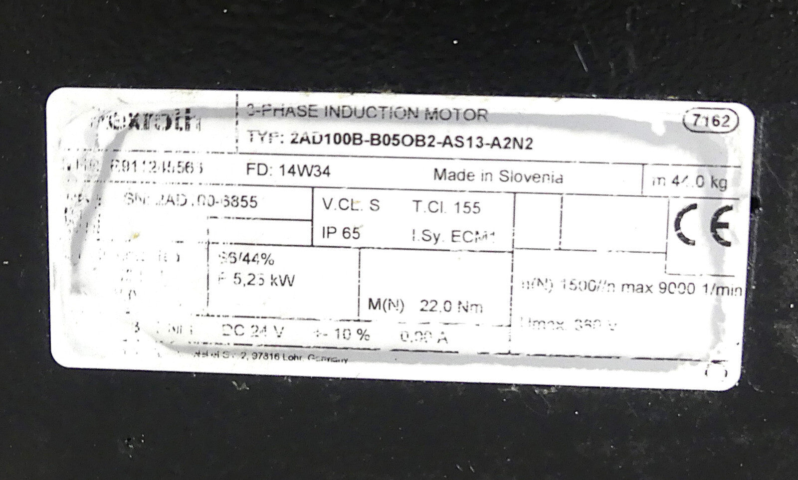 Rexroth 2AD100B-B05OB2-AS13-A2N2