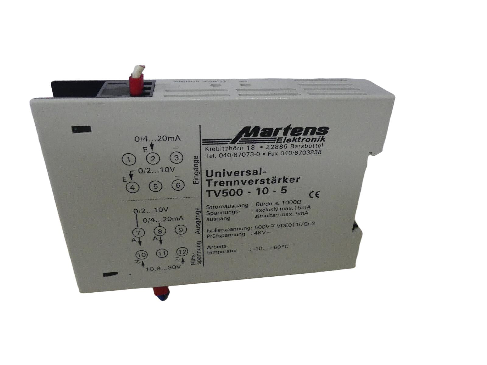 MARTENS ELEKTRONIK TV500-10-5
