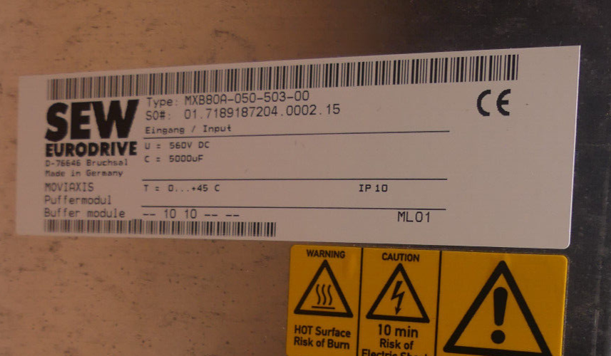 SEW-Eurodrive Moviaxis  MXB80A-050-503-00