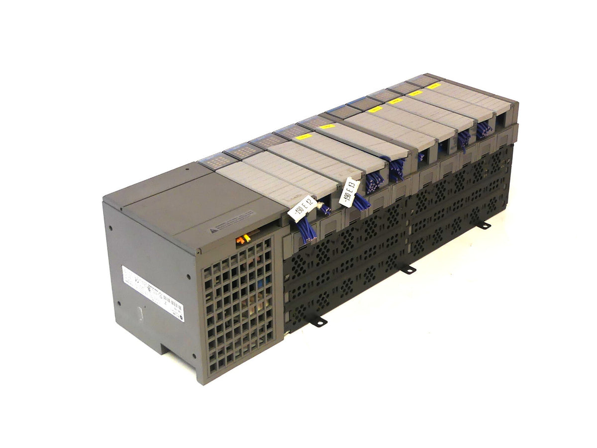 Allen Bradley SLC 500 1746-P4 + 10x 1746-IB16