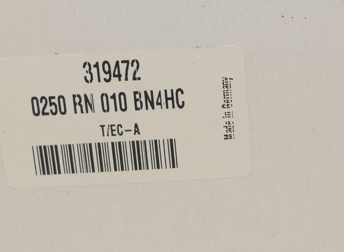 HYDAC Filterelement 319472 0250 RN 010 BN4HC T/EC-A   0250RN010BN4HCT/EC-A