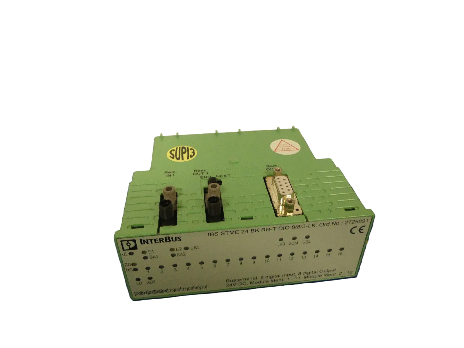 PHOENIX CONTACT INTERBUS IBS STME 24 BK RB-T DIO 8/8/3-LK, Ord. No.: 2725891