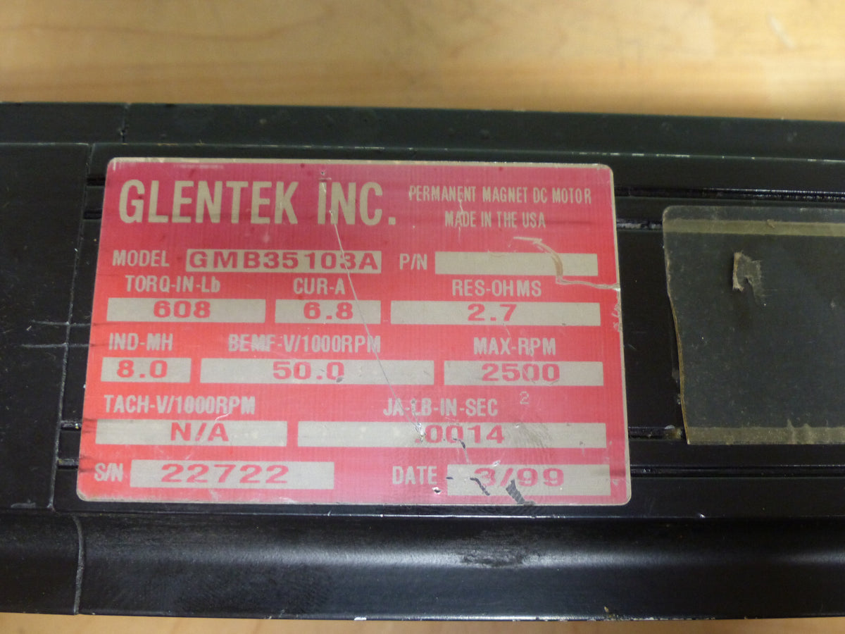 GLENTEK INC GMB35103A used