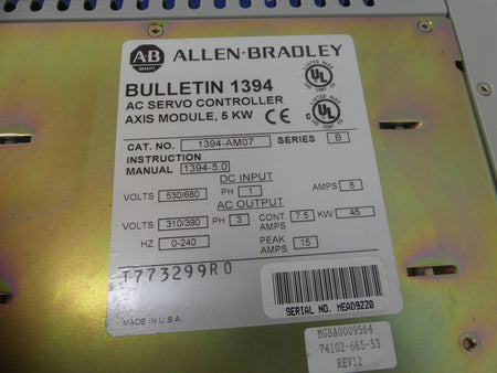 Allen Bradley 1394-AM07