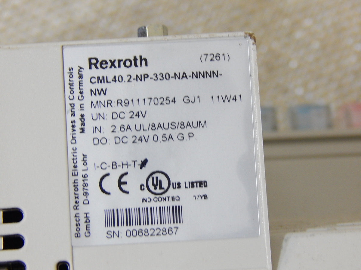 Rexroth CML40.2-NP-330-NA-NNNN-NW Used