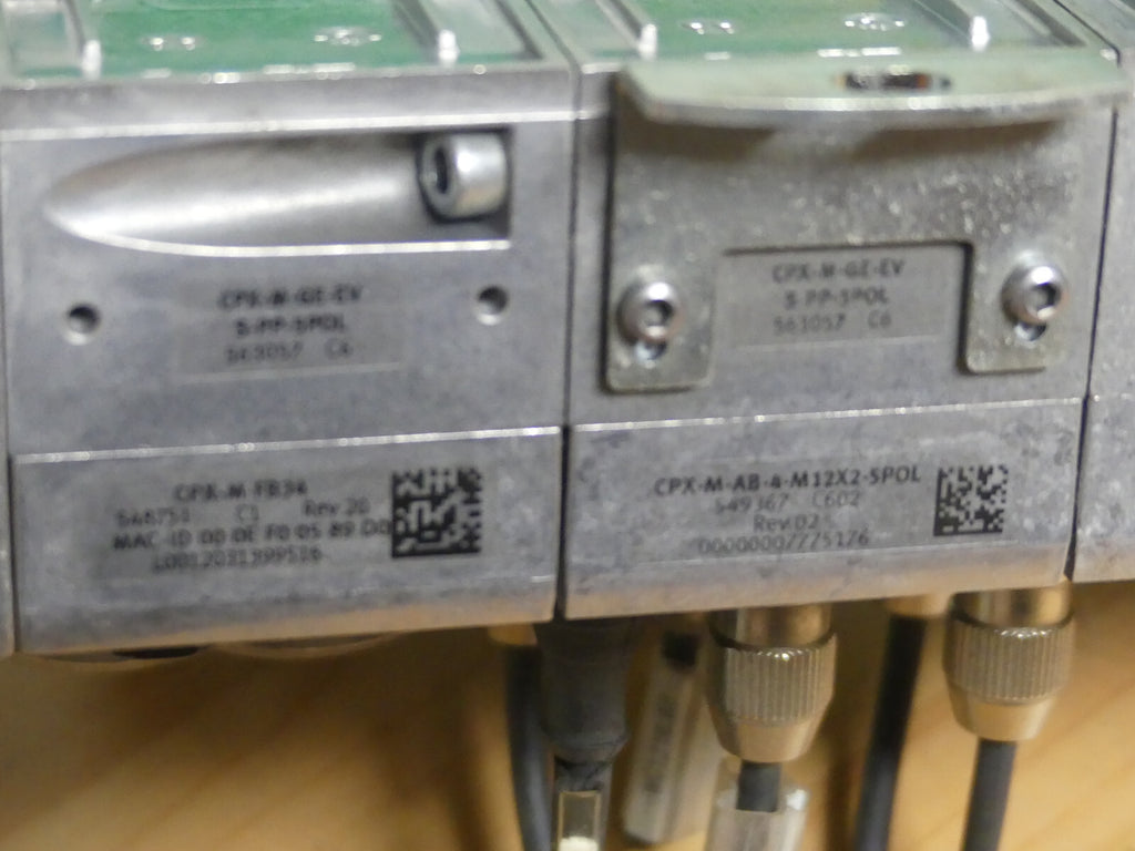 FESTO CPX-M-GE-EV-S-PP-5POL+MPA2-FB+3x CPX-M-GE Ventilinsel s.Bilder