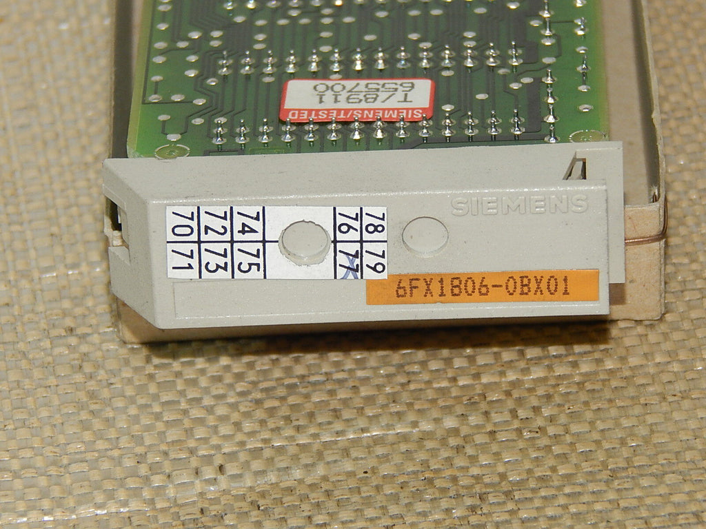 SIEMENS 6FX1806-0BX01 Sinumerik Modul 