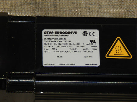  SEW-EURODRIVE PSC221 CMP50M/BK/KY/AK0H/SB1 SERVOMOTOR 