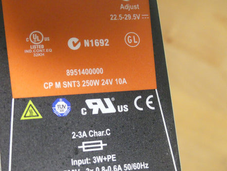 WEIDMÜLLER PRO-M 8951400000 Netzteil CP M SNT3 250W 24V 10A
