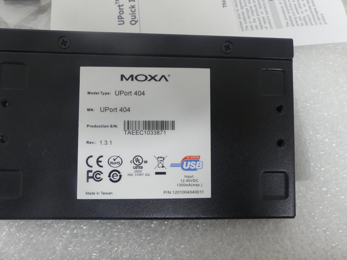 MOXA UPort 404 Rev.: 1.3.1