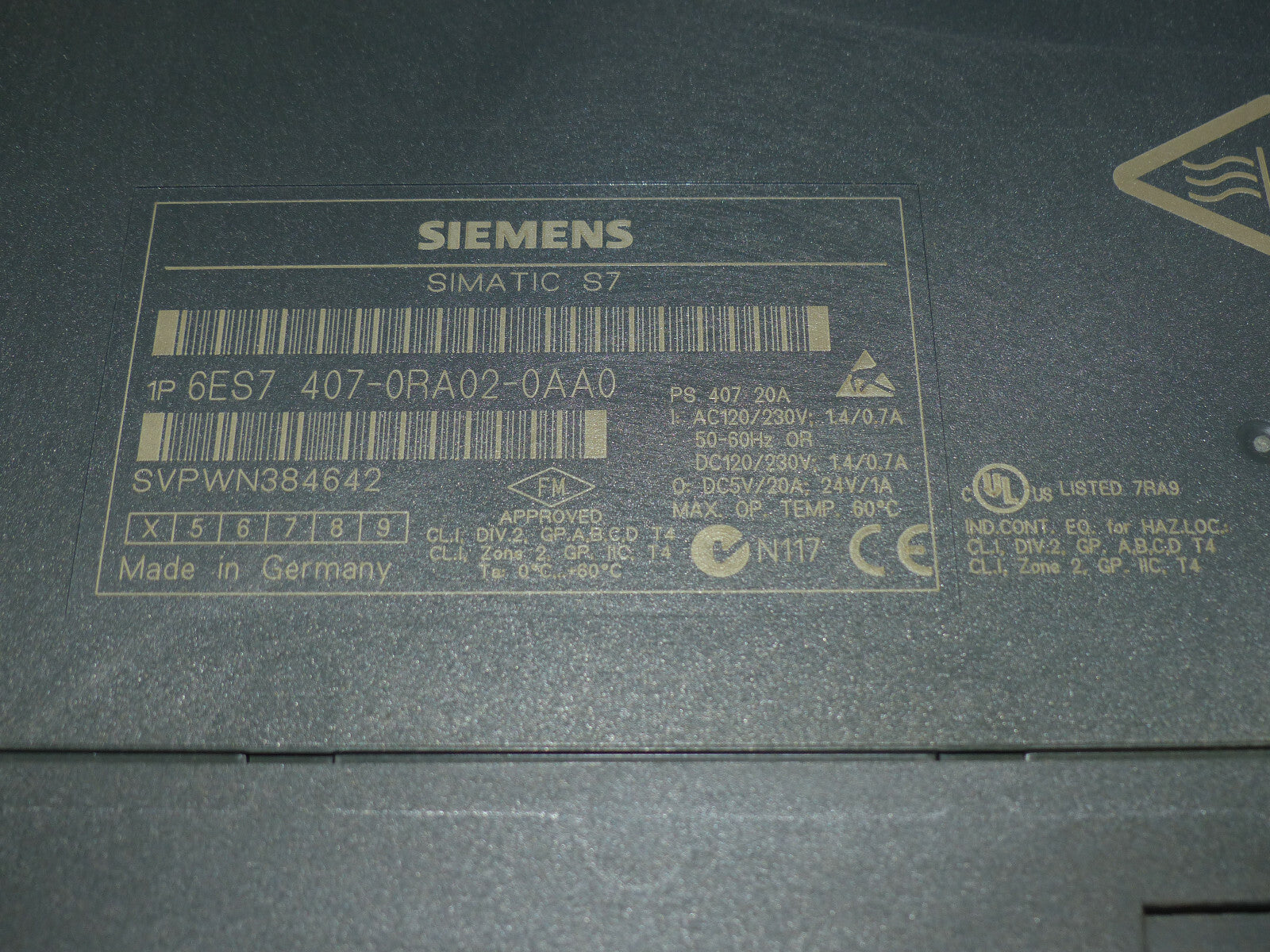 Siemens 6ES7 422-1BL00-0AA0