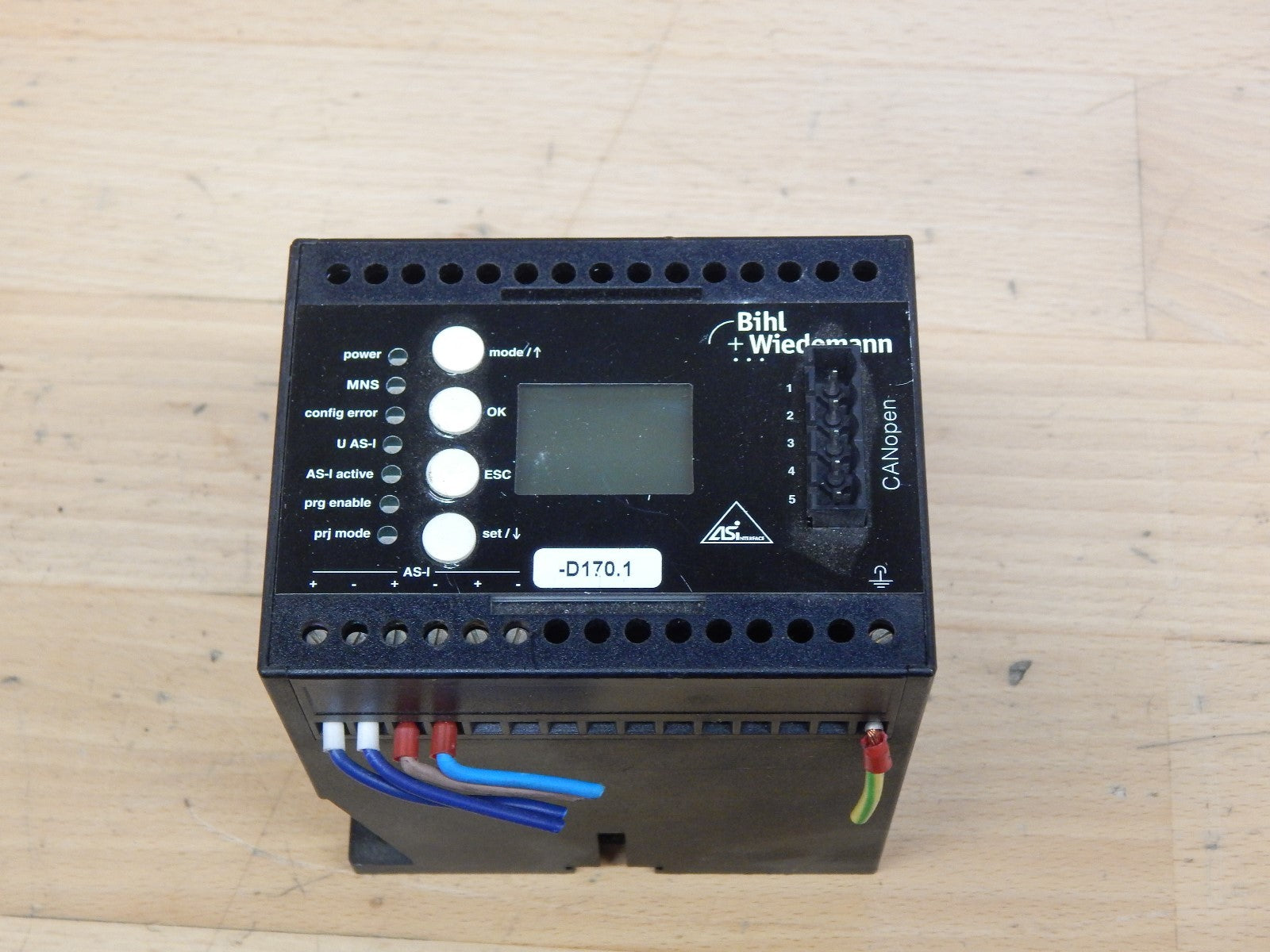 Bihl+Weidemann AS-Interface/CANopen Gateway 2.1 Art.No:BW1448