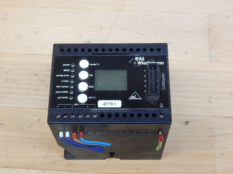 Bihl+Weidemann AS-Interface/CANopen Gateway 2.1 Art.No:BW1448