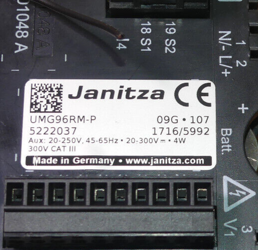 Janitza Electronic Netzanalysator UMG 96RM-P   UMG96RM-P