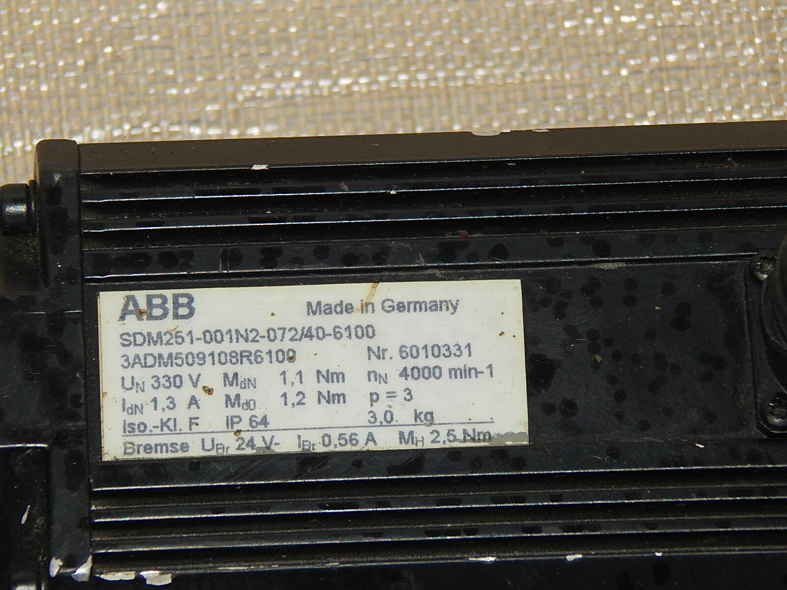 ABB SDM251-001N2-072/40-6100  3ADM509108R6100  Used