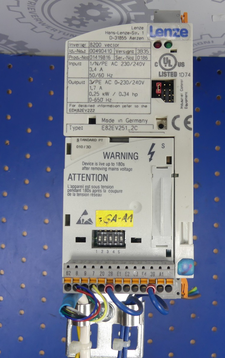 LENZE E82 EV251_2C Inverter 8200 Vector