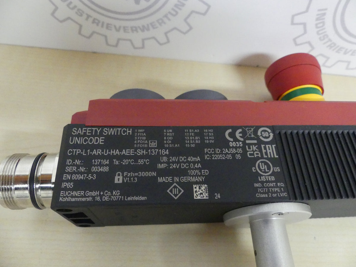 EUCHNER CTP-L1-AR-U-HA-AEE-SH-137164