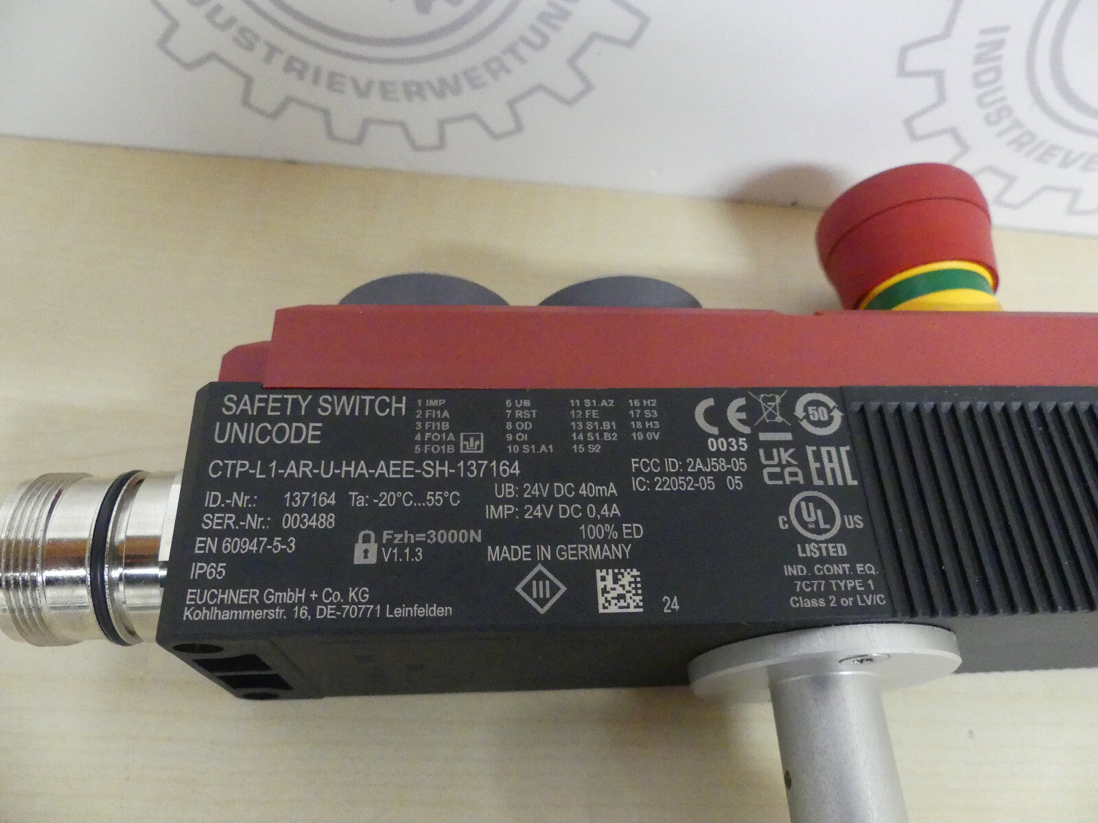EUCHNER CTP-L1-AR-U-HA-AEE-SH-137164