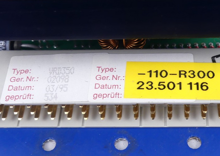 Hydraulik Ring Digitaler Leistungsverstärker   VRD350-110- R300 23.501 116