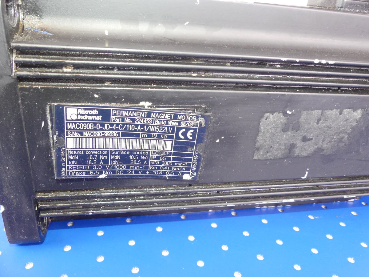 INDRAMAT MAC090B-0-JD-4-C/110-A-1/WI522LV