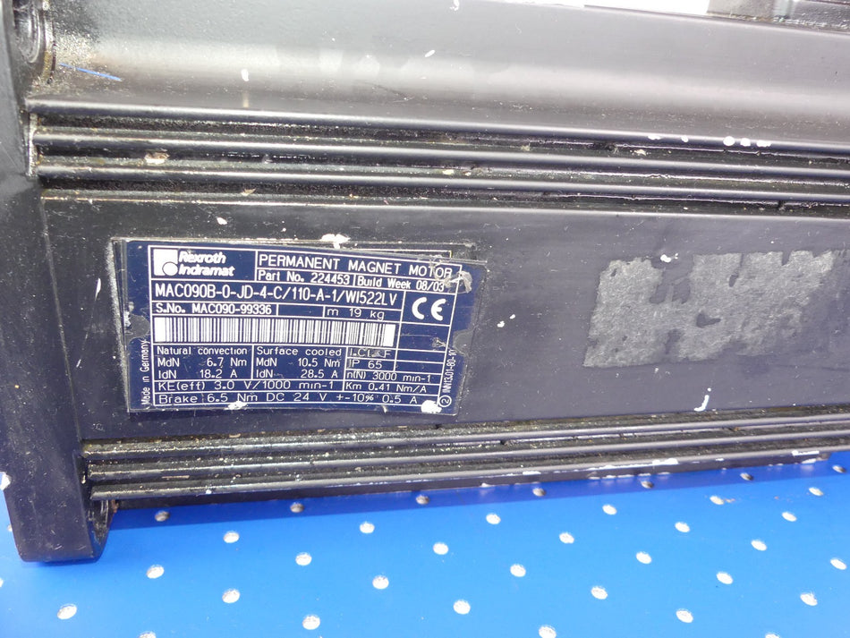 INDRAMAT MAC090B-0-JD-4-C/110-A-1/WI522LV
