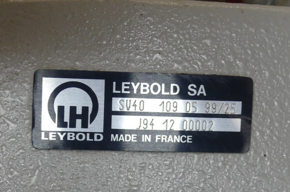 Leybold sv40 109 05 99/25 vakuumpumpe s.Bilder