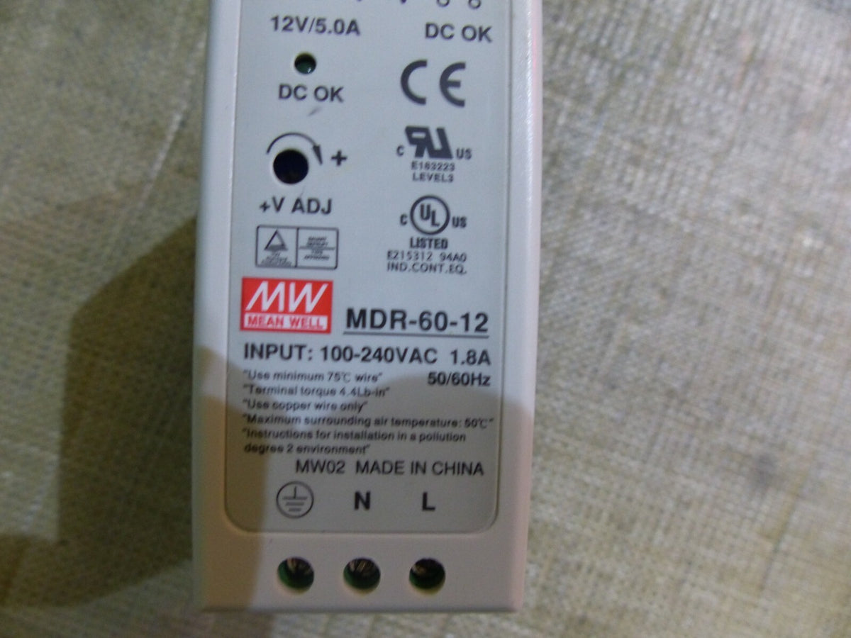 Schaltnetzteil MW-MDR-60-12