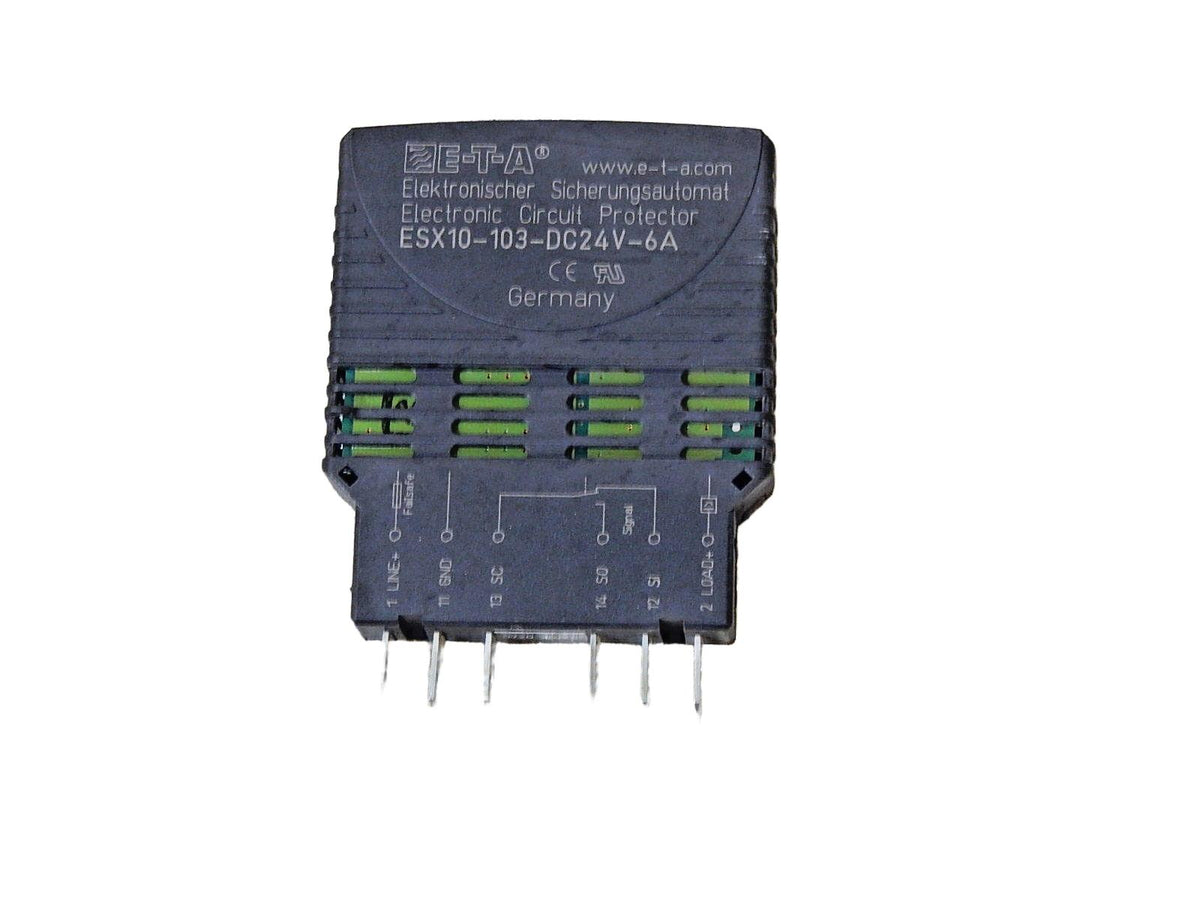 E-T-A  ESX10-103-DC24V-6A Elektronischer Sicherungsautomat  Used