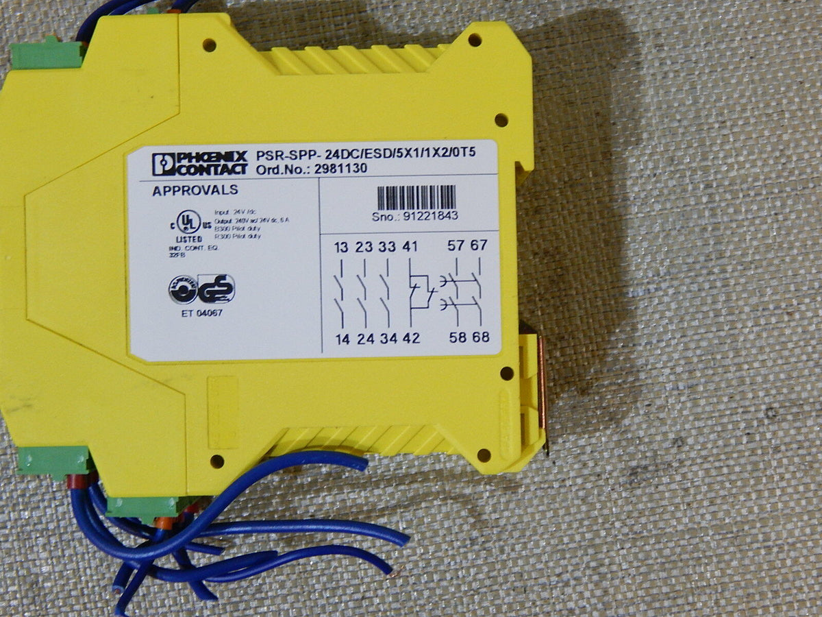 sPhoenix Contact PSR-SPP-24DC/ESD/5X1/1X2/0T5 used
