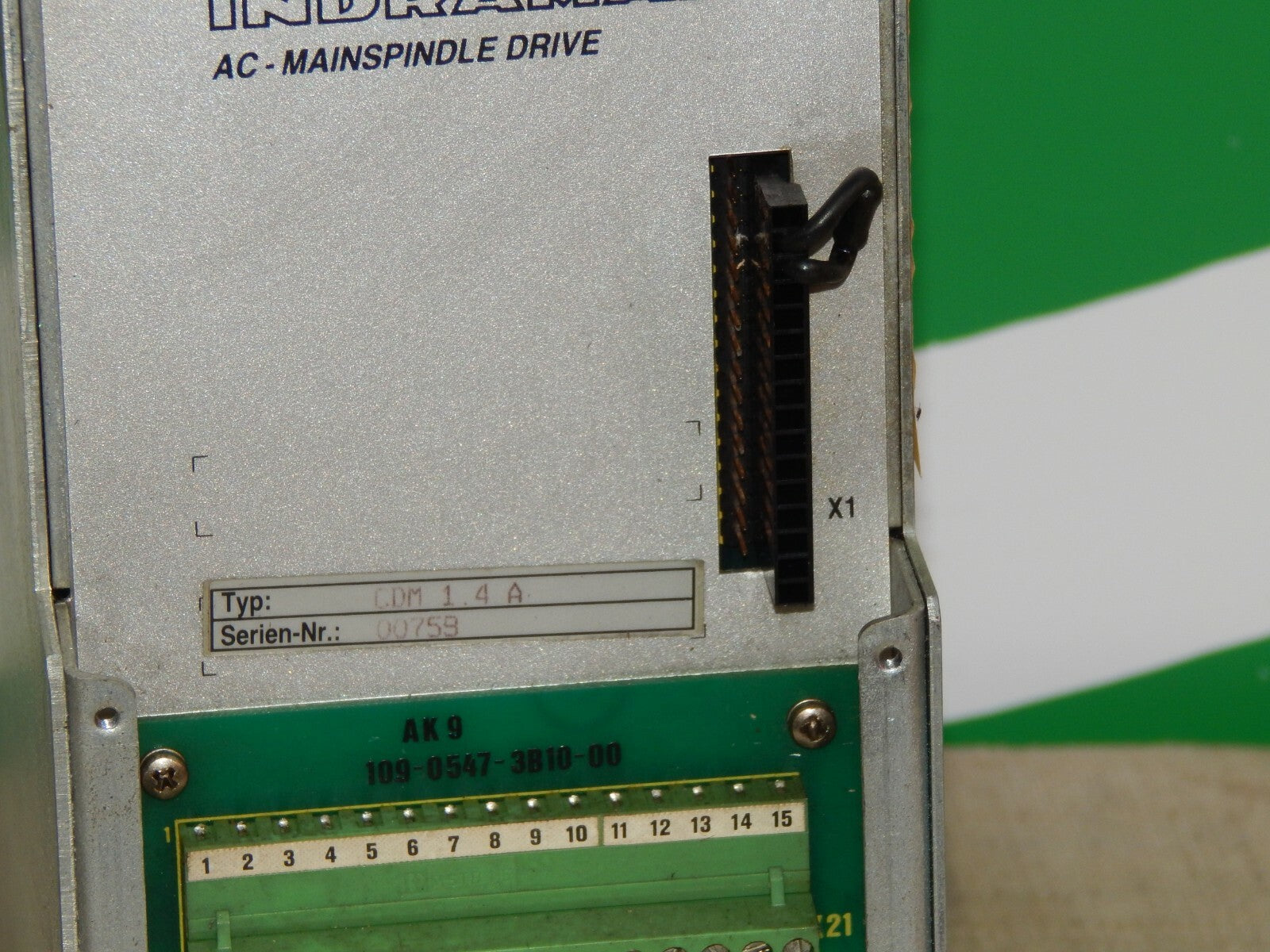  Indramat CDM 1.4-A AC Mainspindle Drive used s.Bilder