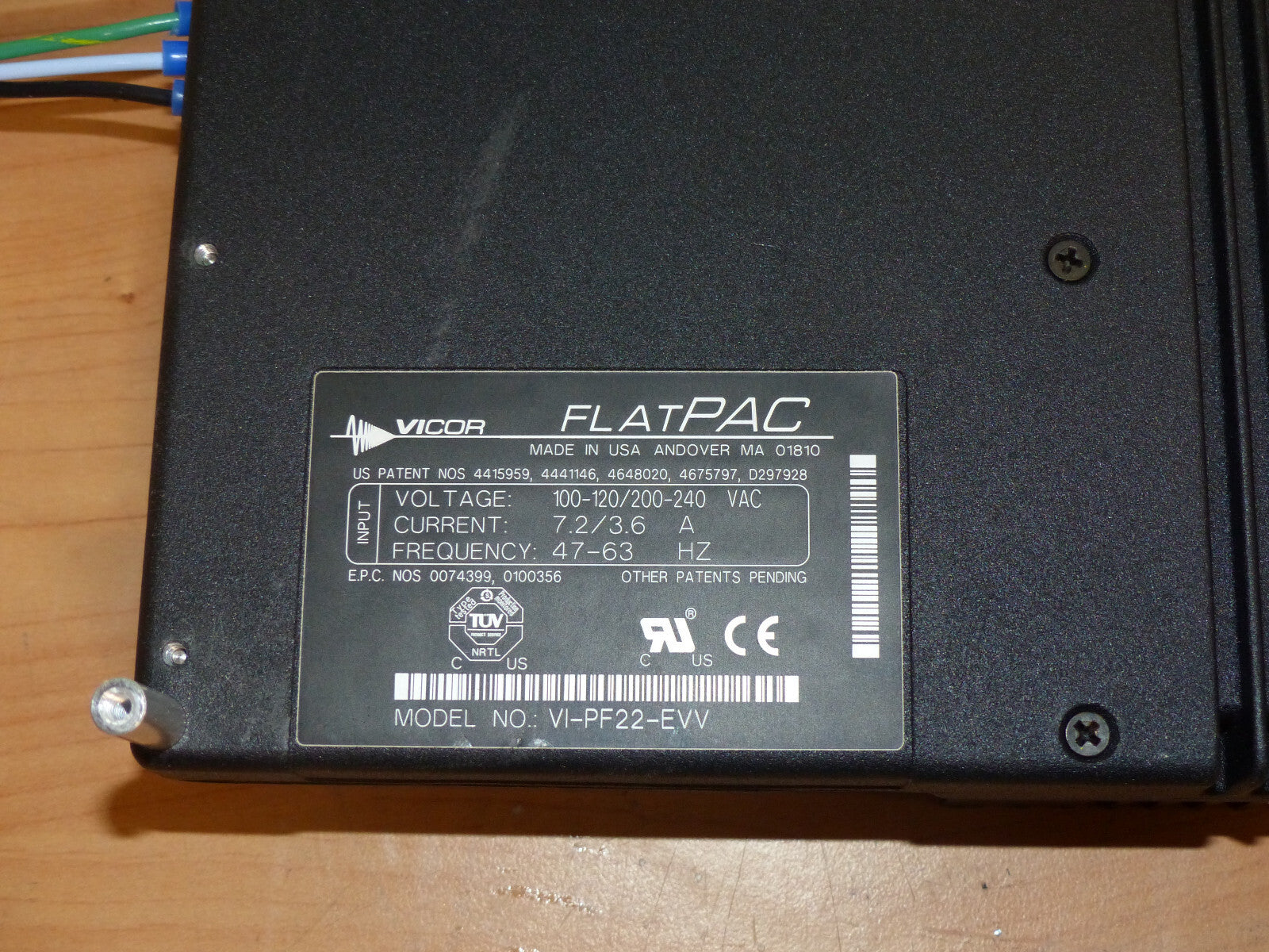 Vicor FlatPAC VI-PF22-EVV  Netzteil used