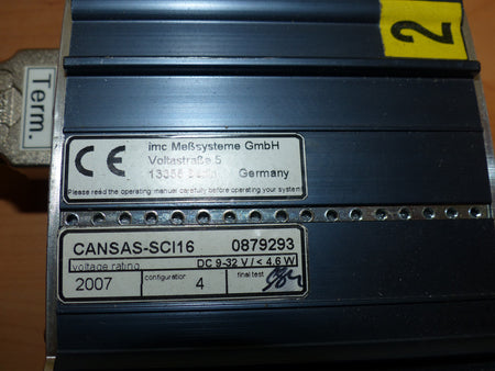 imc Messsysteme CANSAS-SC16 CANSASSC16 DC 9-32V