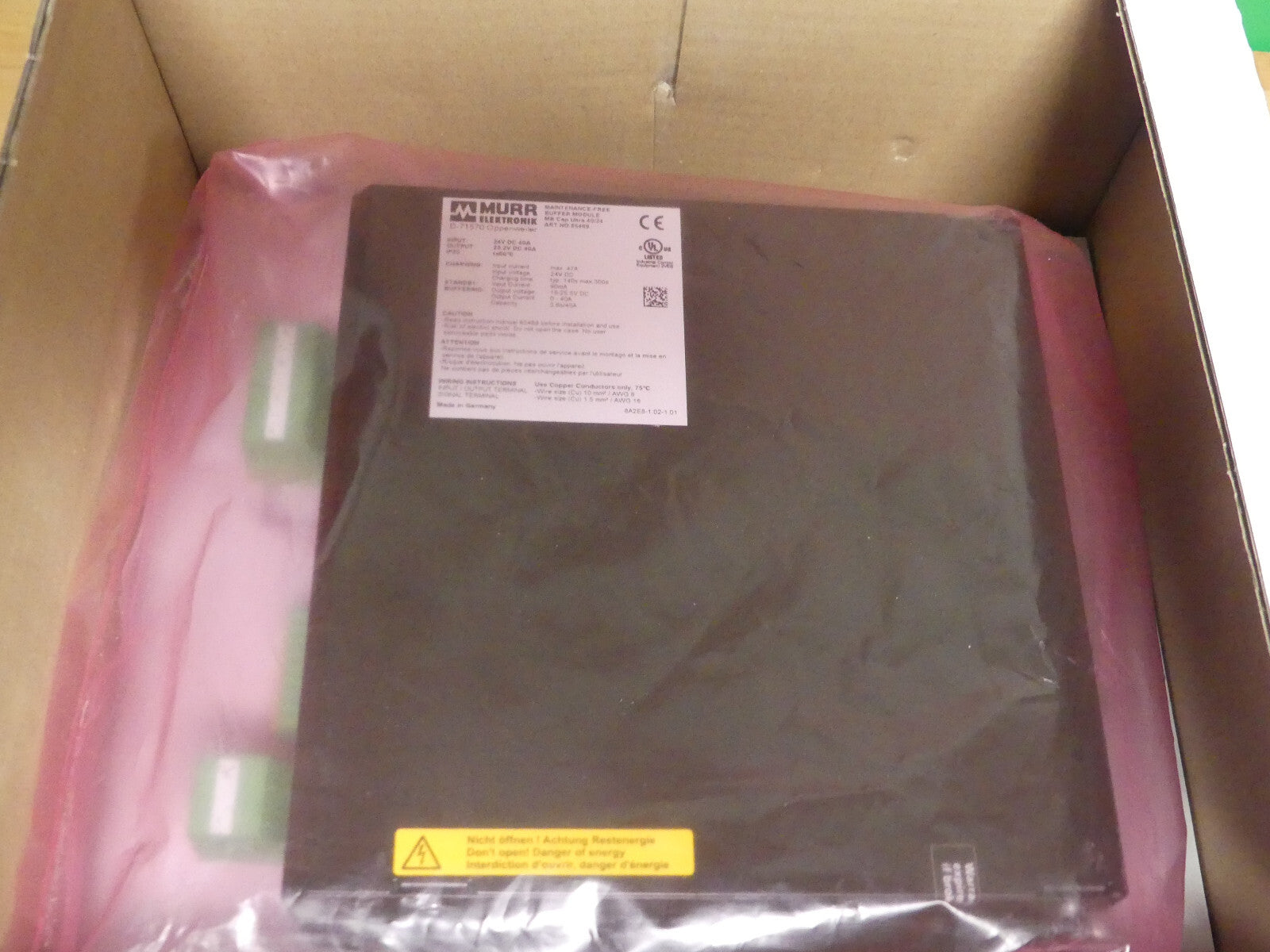 Murr Electronik 85469 MB CAP ULTRA Buffer Module