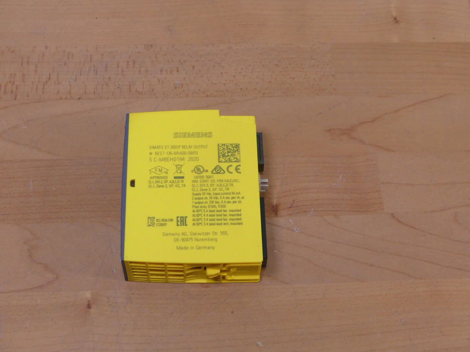 Siemens Simatic ET200SP Elektronikmodul 6ES7136-6RA00-0BF0 6ES7 136-6RA00-0BF0