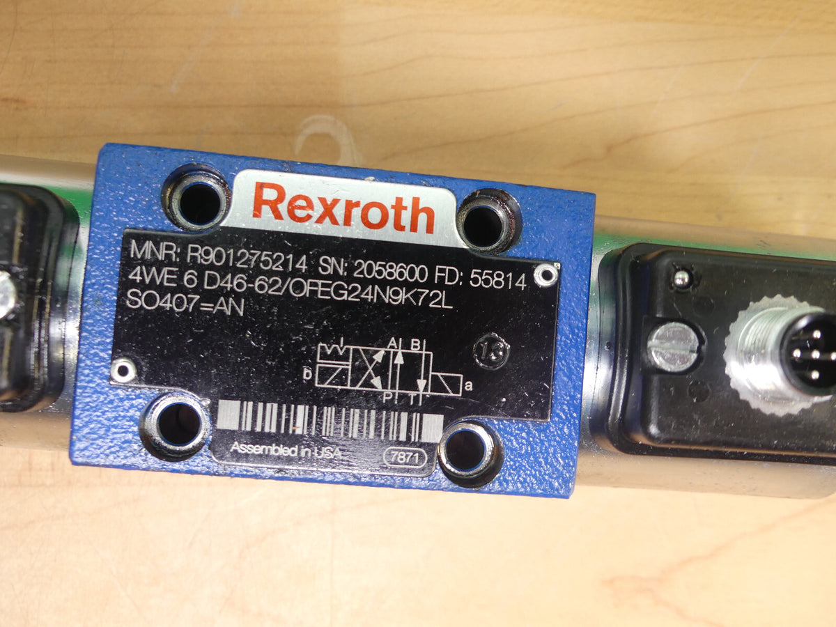 Rexroth R901235381 Wegeventil 4WE 6 D46-62/OFEG24N9K72L SO407=AN