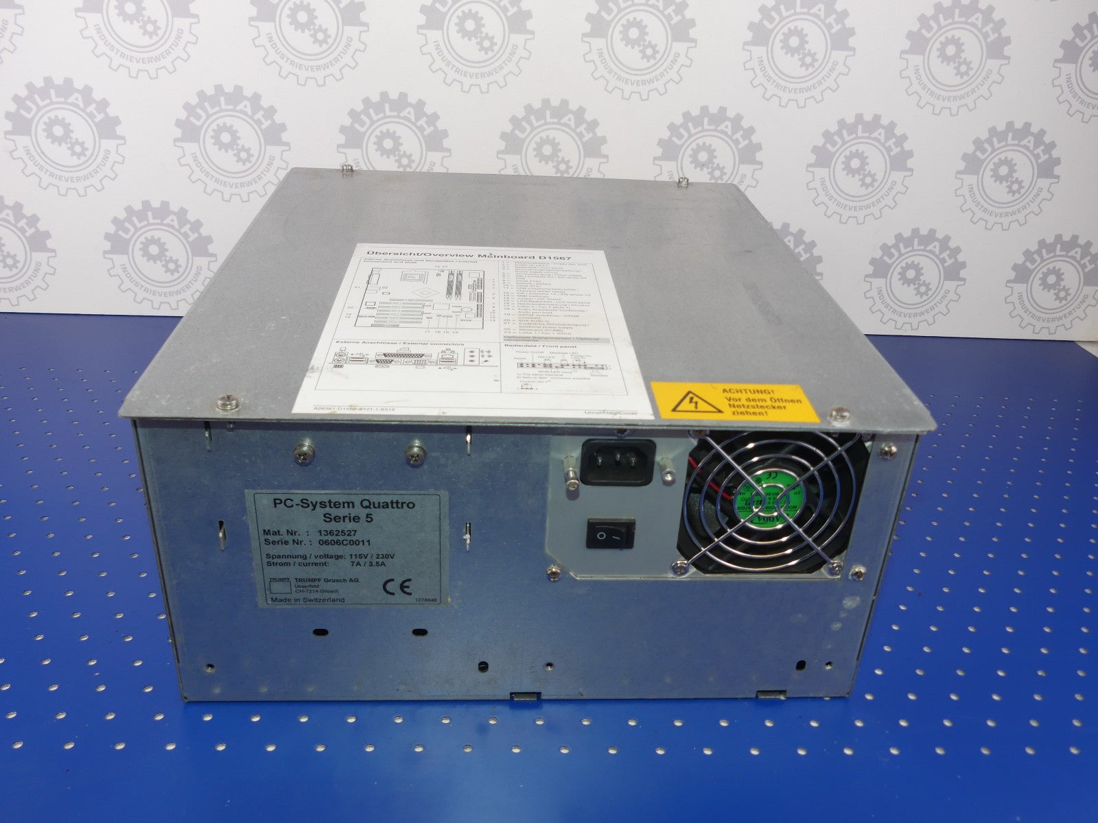 TRUMPF PC SYSTEM QUATTER SERIE 5 D1567 1362527