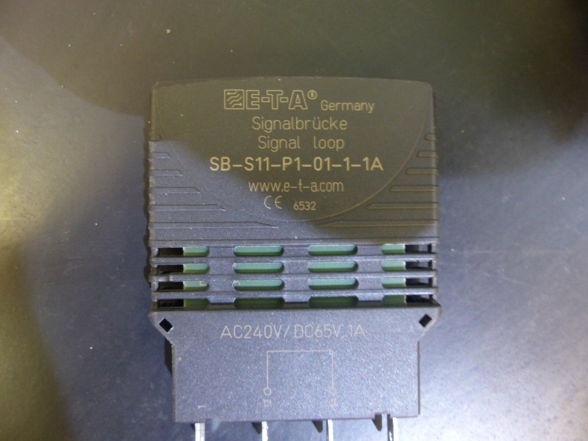 E-T-A SVS02-08 + 2x SB-S11-P1-01-1-1A + 6x ESX10-103-DC24V-6A
