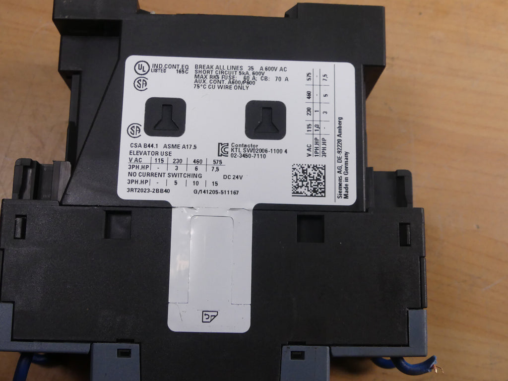 Siemens SIRIUS 3RT2023-2BB40