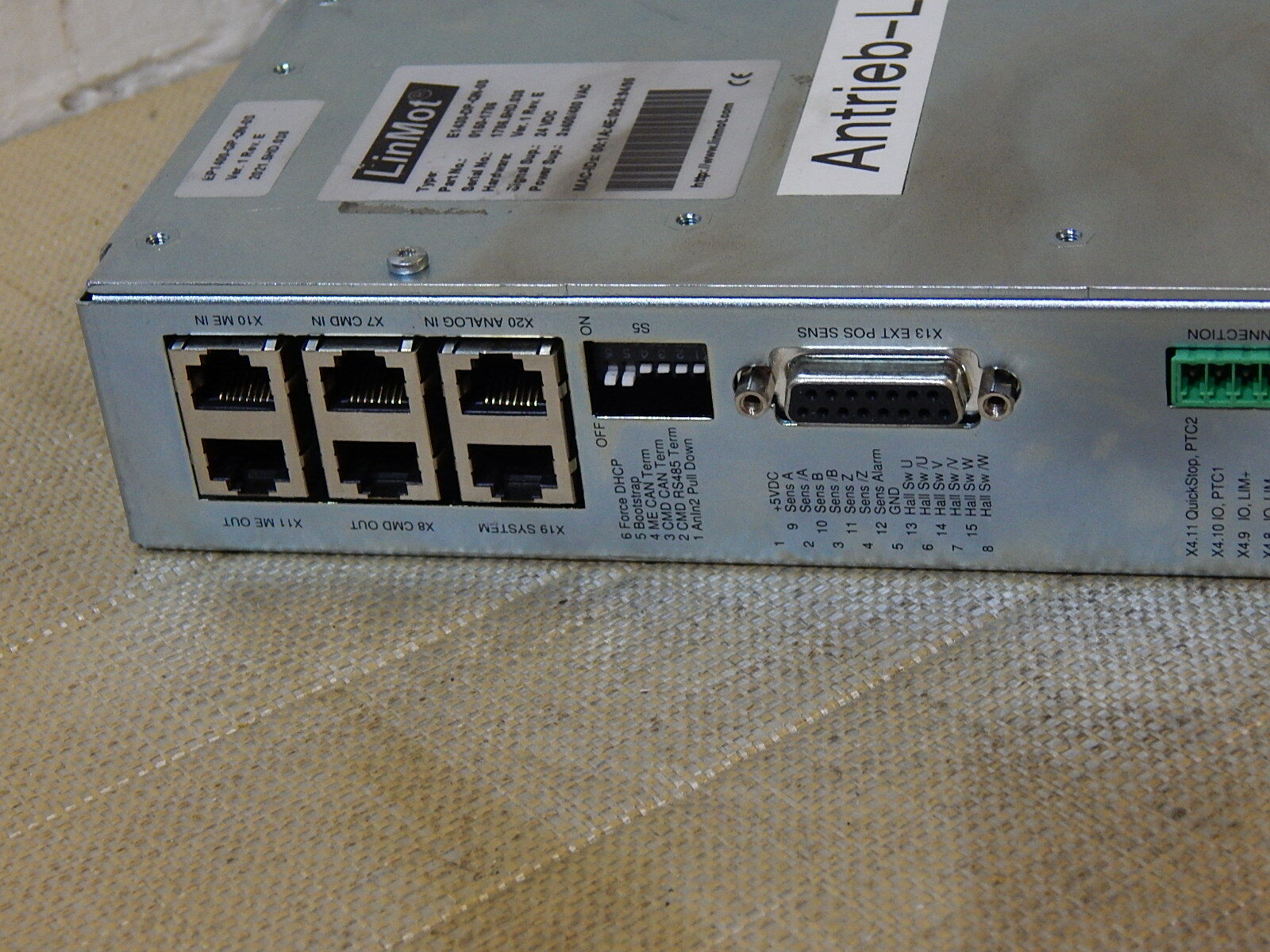 LinMot Servo Drive Type: E1430-DP-QN-0S  Part No.:0150-1786  Servoregler