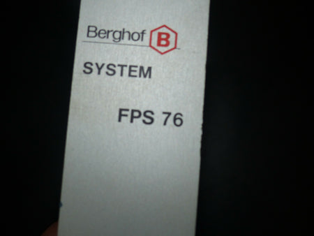 Berghof System FPS 76 Schältregler