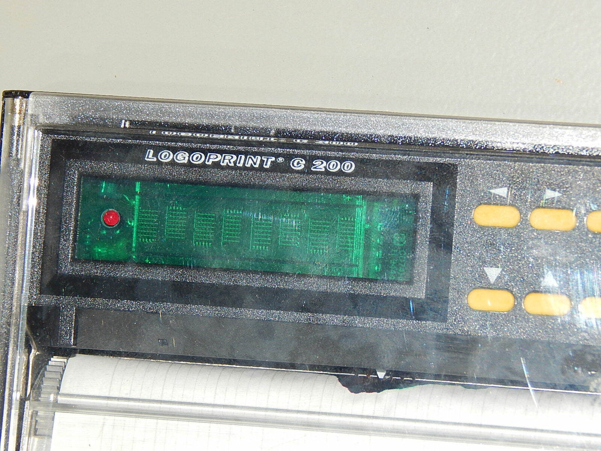 JUMO Punktdrucker Logoprint  C 200  6-Farben-Punktdrucker  mit Betriebsanleitung