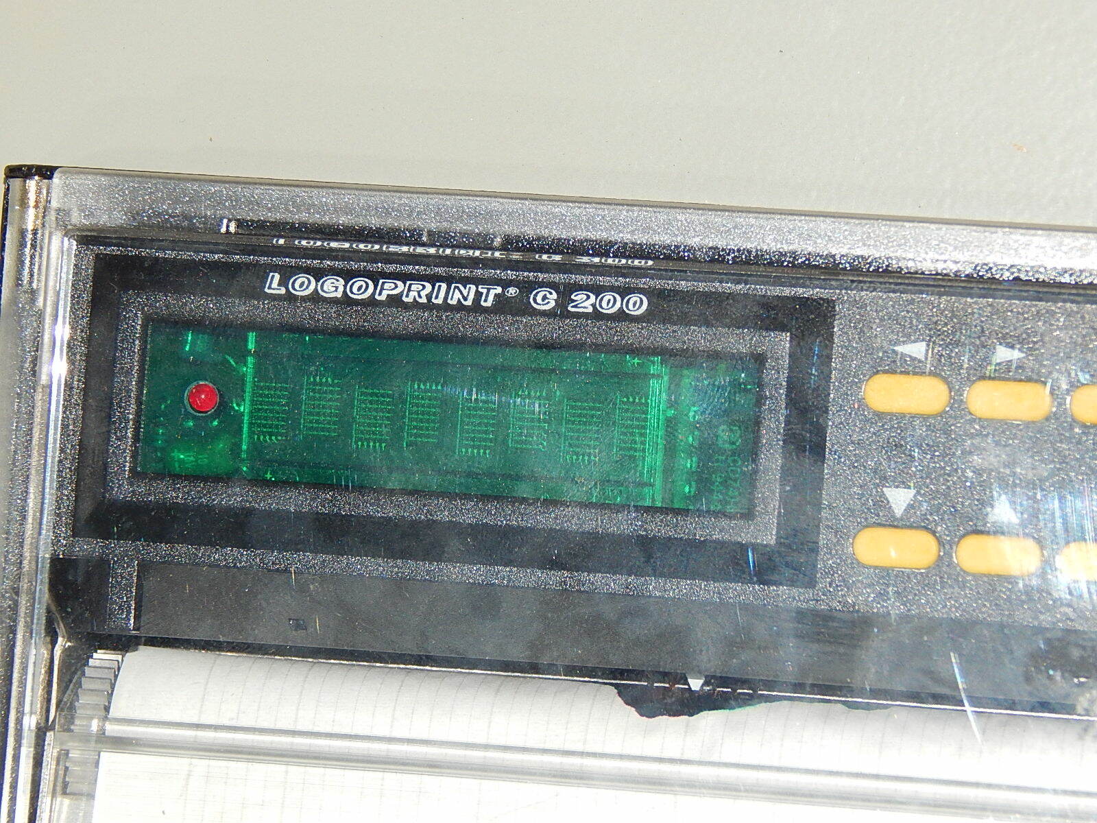 JUMO Punktdrucker Logoprint  C 200  6-Farben-Punktdrucker  mit Betriebsanleitung